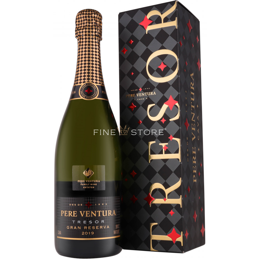 Pere Ventura Tresor Gran Reserva Brut Nature Cutie Cadou 0 75L Cava