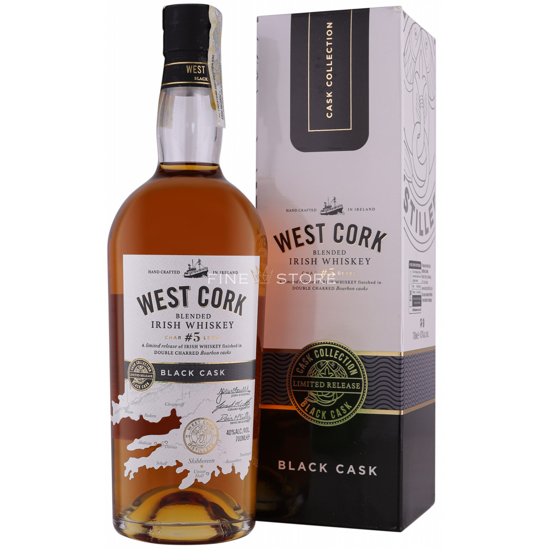 West Cork Black Cask Cutie Cadou 0 7L Whisky FineStore