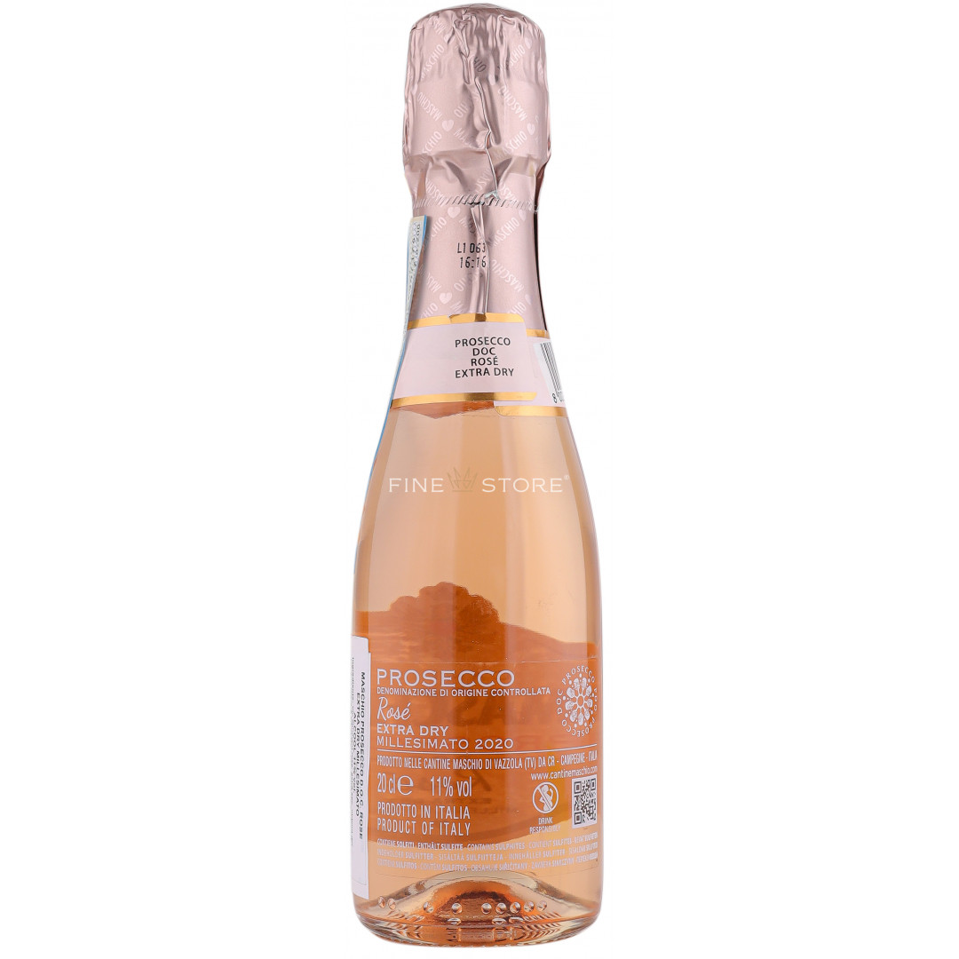 Maschio Prosecco DOC Rose Extra Dry 0 2L Prosecco FineStore