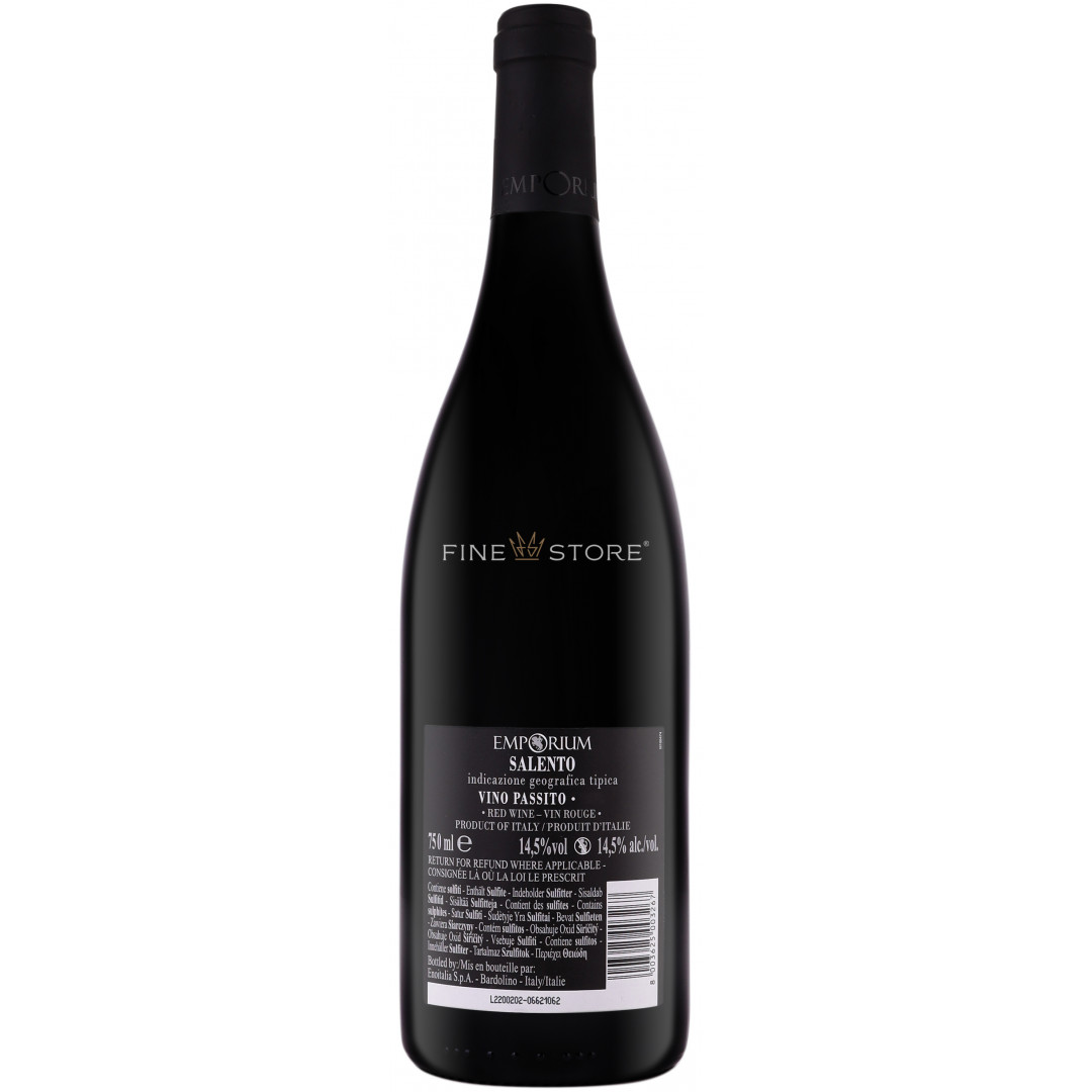 Emporium Appassimento Rosso Salento IGT 0 75L Vin FineStore