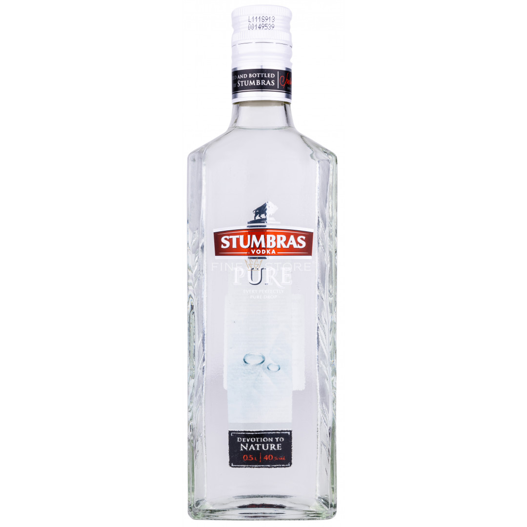 Stumbras Vodka Pure 0 5L Vodka FineStore