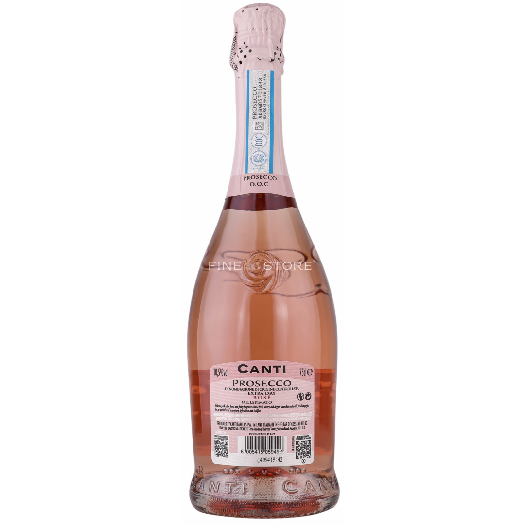 Canti Prosecco Millesimato Rose DOC Extra Dry Special Edition 0.75L ...