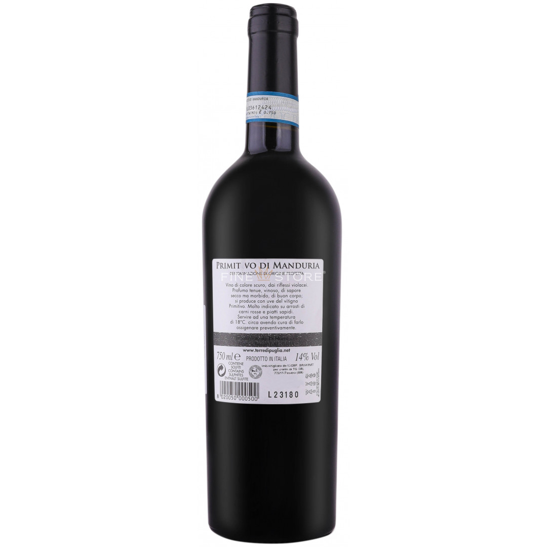 Terre Di Puglia Primitivo Di Manduria Dop 075l Vin Finestore