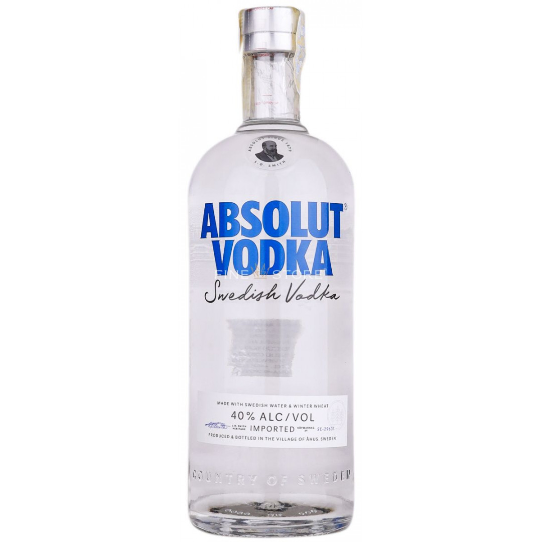 Absolut Blue 1l Vodka Finestore