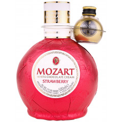 Mozart Strawberry White Chocolate Cream Cu Miniatura Gold Chocolate 0.52L