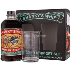 Shanky's Whip Black Irish Whiskey Liqueur Cu Pahar 0.7L	