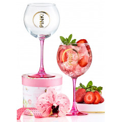Set pahare cocktail Pink Mood