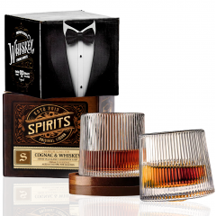 Set 2 pahare rotative de Whisky Legend Glasses