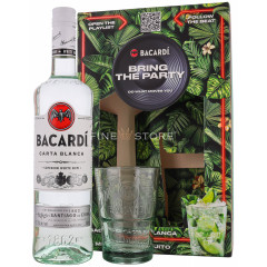 Bacardi Carta Blanca White Cu Pahar 0.7L