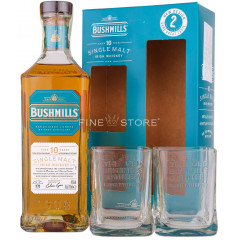 Bushmills 10 Ani cu 2 Pahare 0.7L