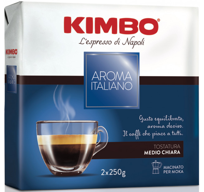 Cafea Macinata Kimbo Aroma Italiano Pachet 2 x 250g