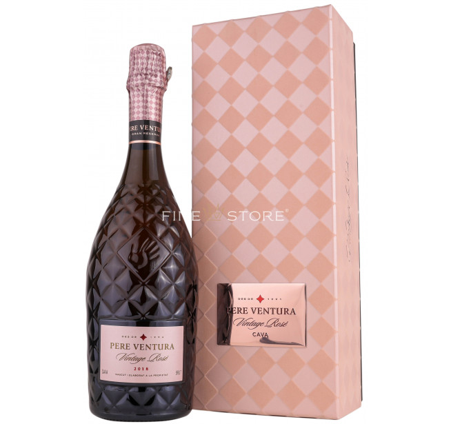 Pere Ventura Vintage Rose Gran Reserva Brut 2018 Cutie Cadou 0.75L