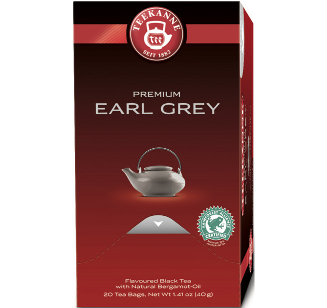 Ceai Teekanne Premium Earl Grey 20 pliculete