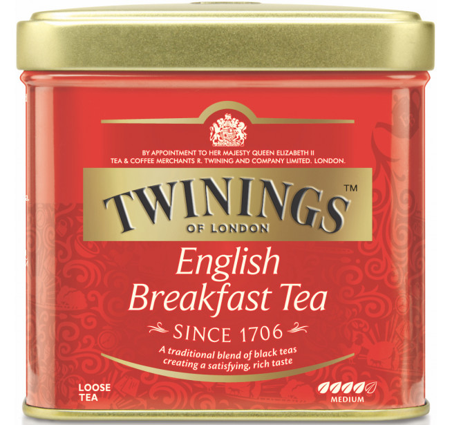 Ceai Twinings Negru English Breakfast Cutie Metal 100g