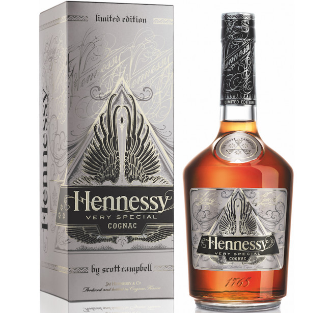 Hennessy VS Scott Campbell Editie Limitata 0.7L