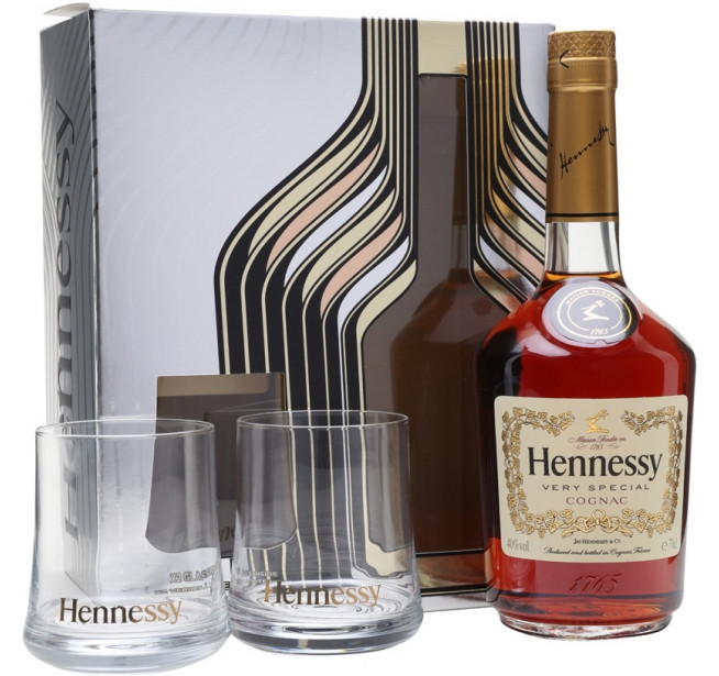 Hennessy VS Cu 2 Pahare 0.7L