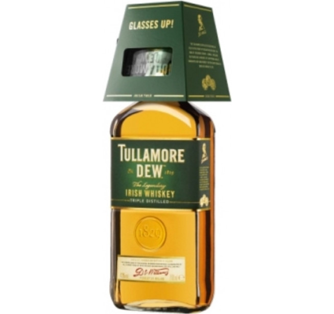 Tullamore Dew cu 1 Pahar 0.7L