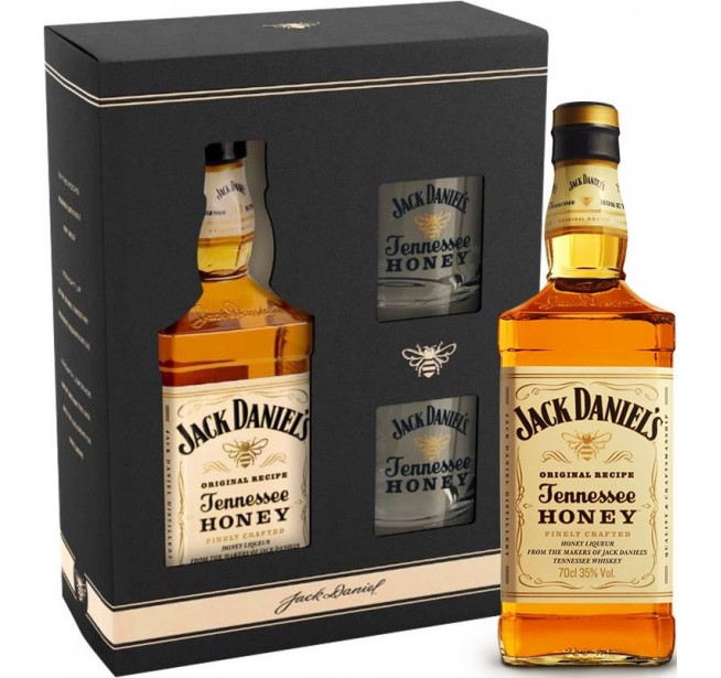 Jack Daniel's Honey Cu 2 Pahare Shot 0.7L
