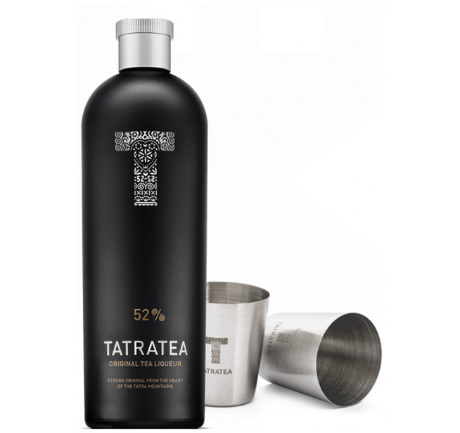 Tatratea Original cu 2 Pahare Shot 0.7L