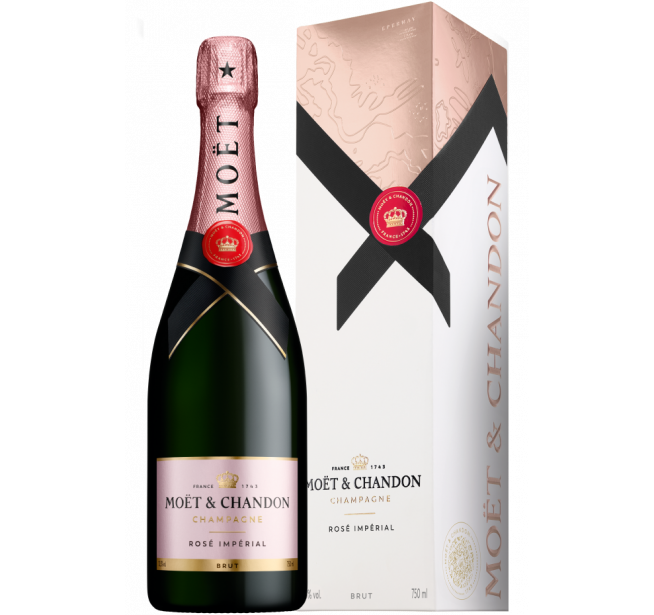 Moet & Chandon Rose Cutie Cadou 0.75L