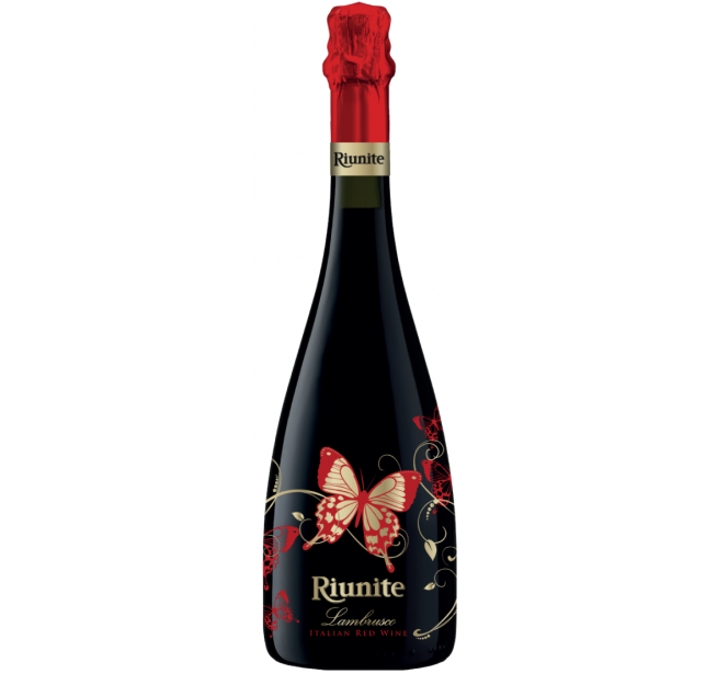 Riunite Butterfly Lambrusco Rosu 0.75L