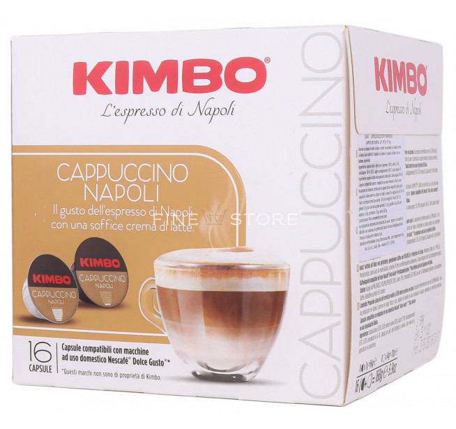 Capsule Cafea Kimbo Cappuccino Napoli Dolce Gusto 16 Capsule