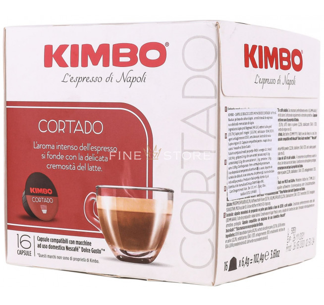 Capsule Cafea Kimbo Cortado Dolce Gusto 16 Capsule