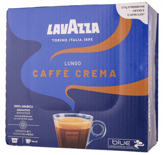 Capsule Cafea Lavazza Blue Espresso Caffe Crema Lungo 100 Capsule