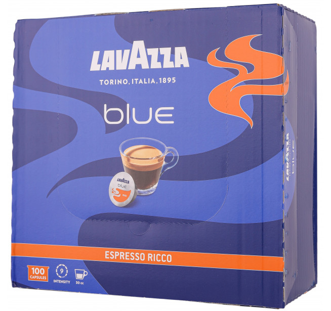 Capsule Cafea Lavazza Blue Espresso Ricco 100 Capsule Cafea