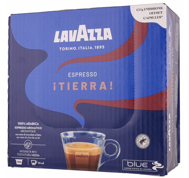 Capsule Cafea Lavazza Blue Espresso Tierra 100 Capsule