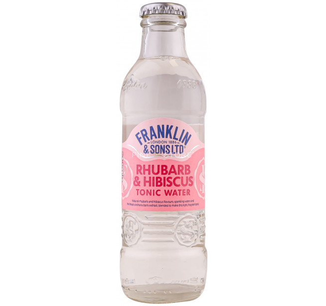 Franklin & Sons Apa Tonica Rubarba si Hibiscus 0.2L
