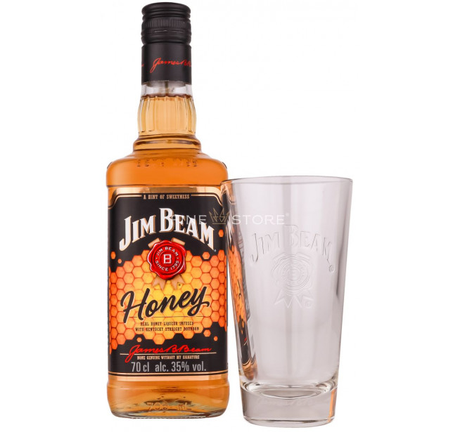 Jim Beam Honey Cu Pahar Cocktail 0.7L