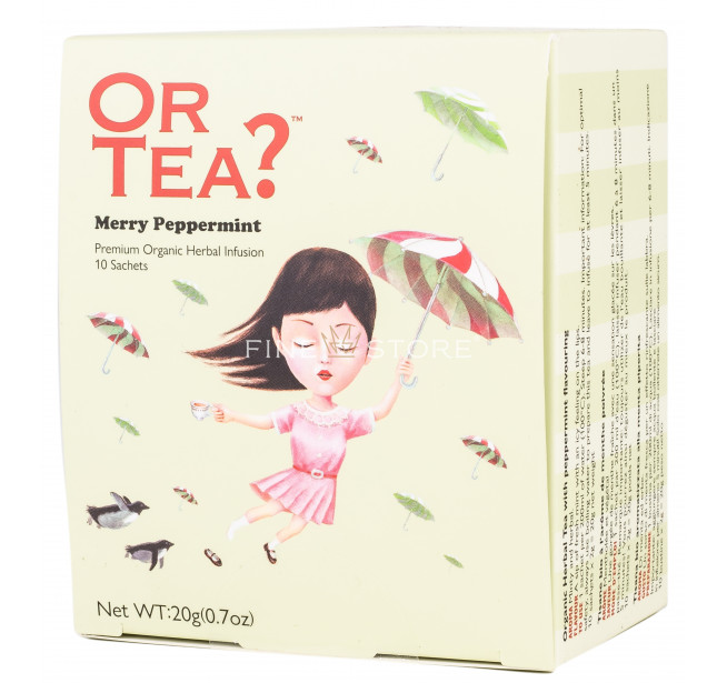 Ceai Organic Or Tea? Merry Peppermint 10 Pliculete