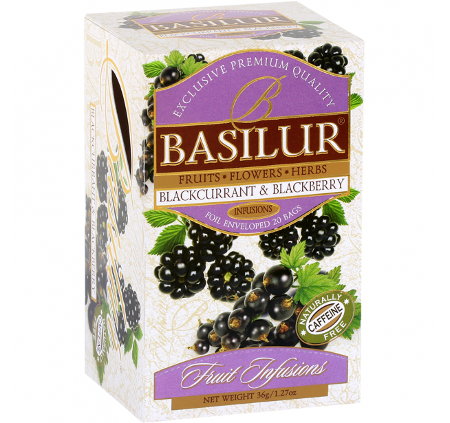 Ceai Basilur Blackcurrant & Blackberry 20 Pliculete