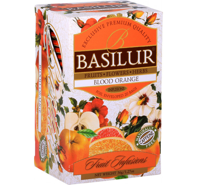 Ceai Basilur Blood Orange 20 Pliculete