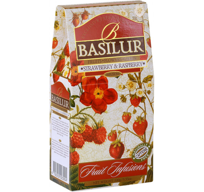 Ceai Basilur Refill Strawberry & Raspberry 100G