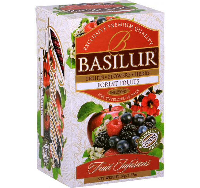Ceai Basilur Forest Fruits 20 Pliculete