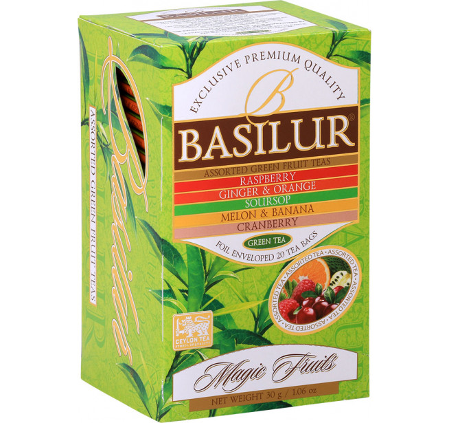 Ceai Basilur Assorted Green 20 Pliculete