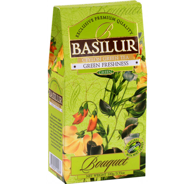 Ceai Basilur Refill Green Freshness 100G