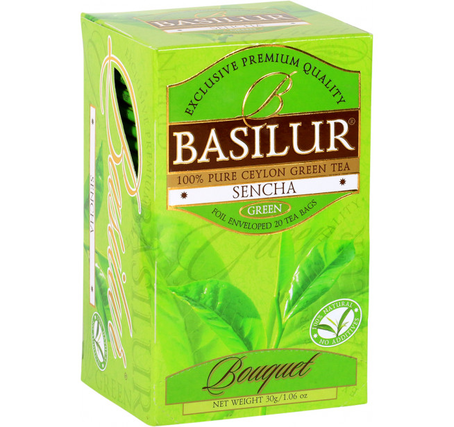 Ceai Basilur Sencha Green 20 Pliculete