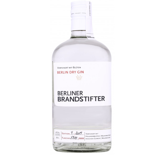 Berliner Brandstifter Berlin Dry Gin 0.7L