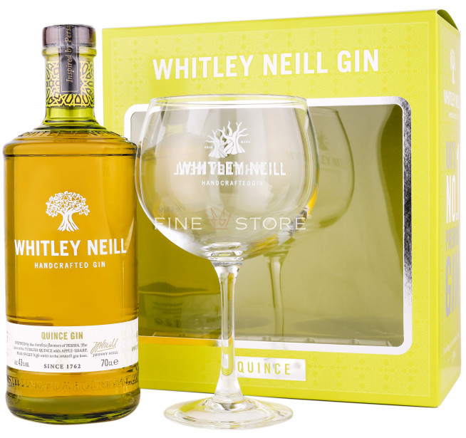 Whitley Neill Gutui Gin Cu Pahar 0.7L