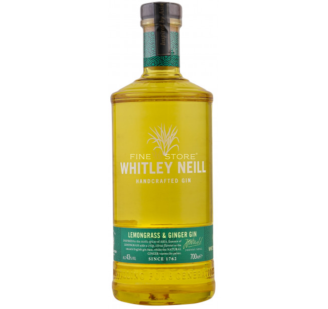 Whitley Neill Lemongrass & Ginger Gin 0.7L
