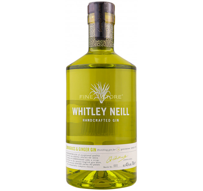 Whitley Neill Lemongrass & Ginger Gin 0.7L