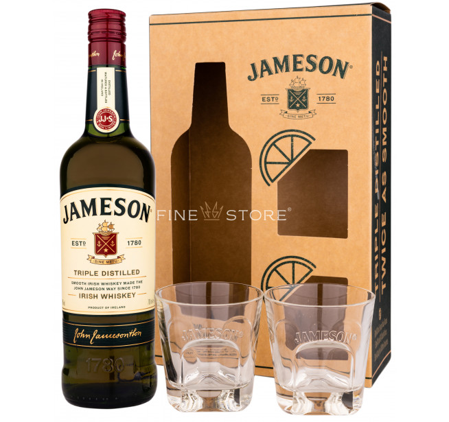 Jameson Cu 2 Pahare 0.7L