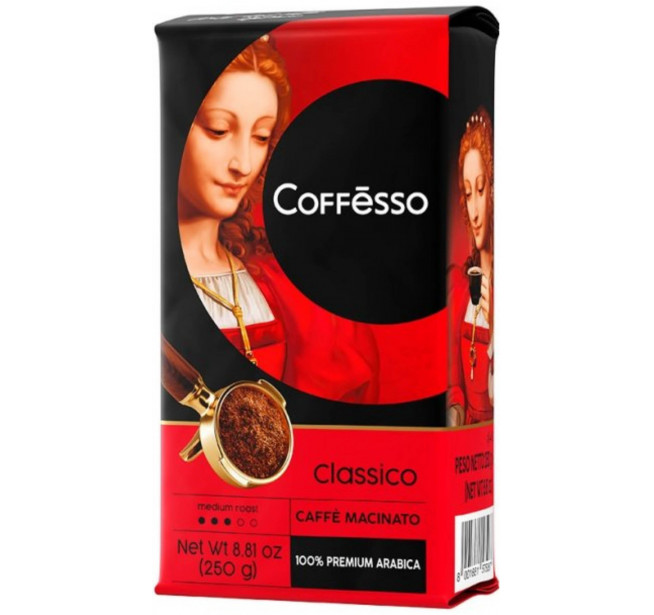 Cafea Macinata Coffesso Classico 100% Premium Arabica 250g