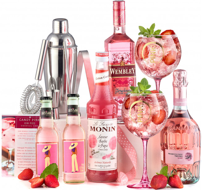 Pachet Candy Pink Gin Fizz Cocktail