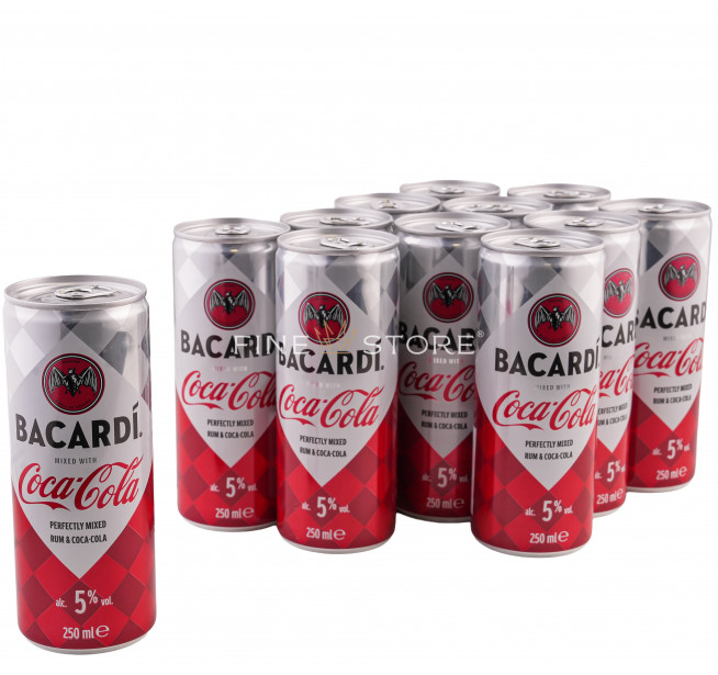Cocktail Bacardi & Coca Cola 0.25L BAX