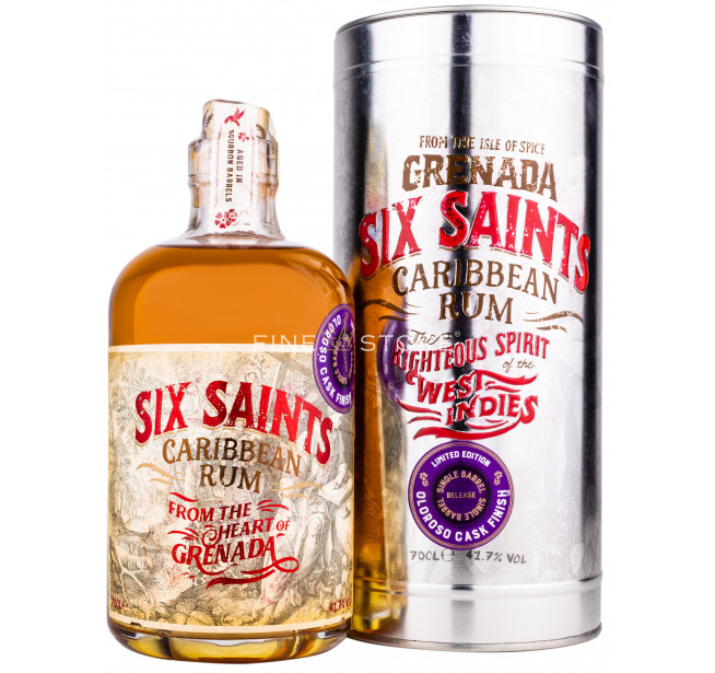 Six Saints Caribbean Rum Limited Edition Oloroso Cutie Metal 0.7L