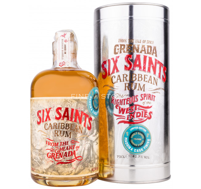 Six Saints Caribbean Rum Limited Edition Cutie Metal 0.7L